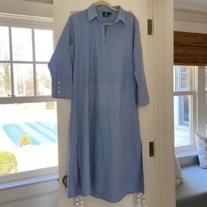 Madison Mathews Darren Blue Dress, size medium